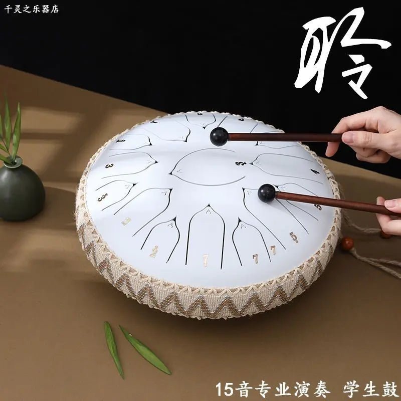 15 - Tone Steel Tongue Drum for Beginners and Students - Supreme Trendz