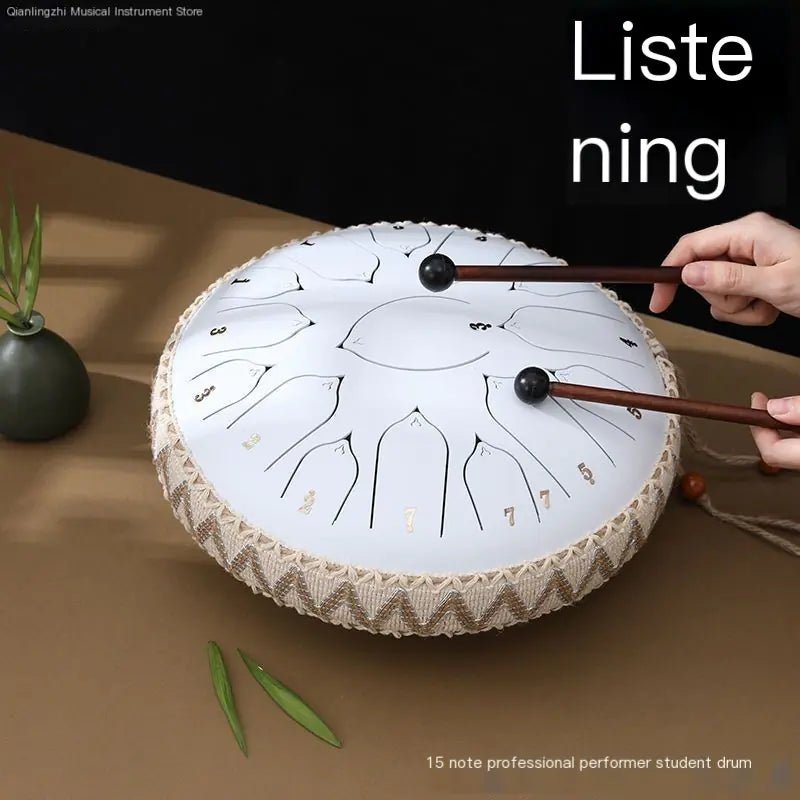 15 - Tone Steel Tongue Drum for Beginners and Students - Supreme Trendz