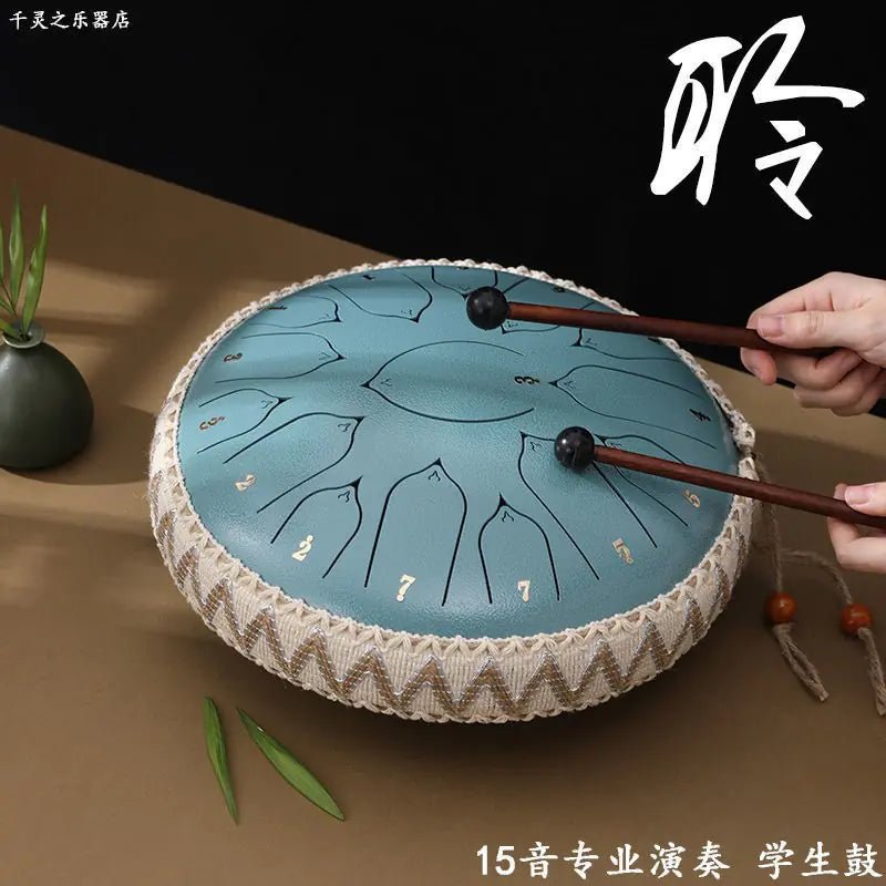 15 - Tone Steel Tongue Drum for Beginners and Students - Supreme Trendz