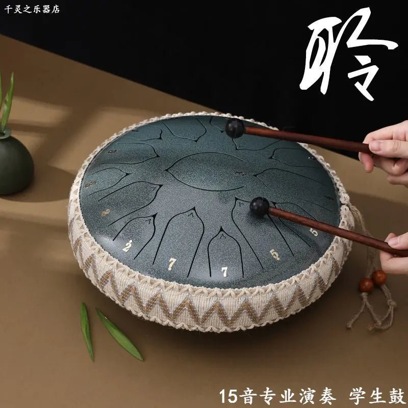 15 - Tone Steel Tongue Drum for Beginners and Students - Supreme Trendz