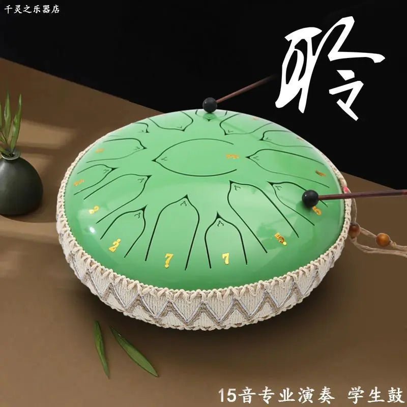 15 - Tone Steel Tongue Drum for Beginners and Students - Supreme Trendz