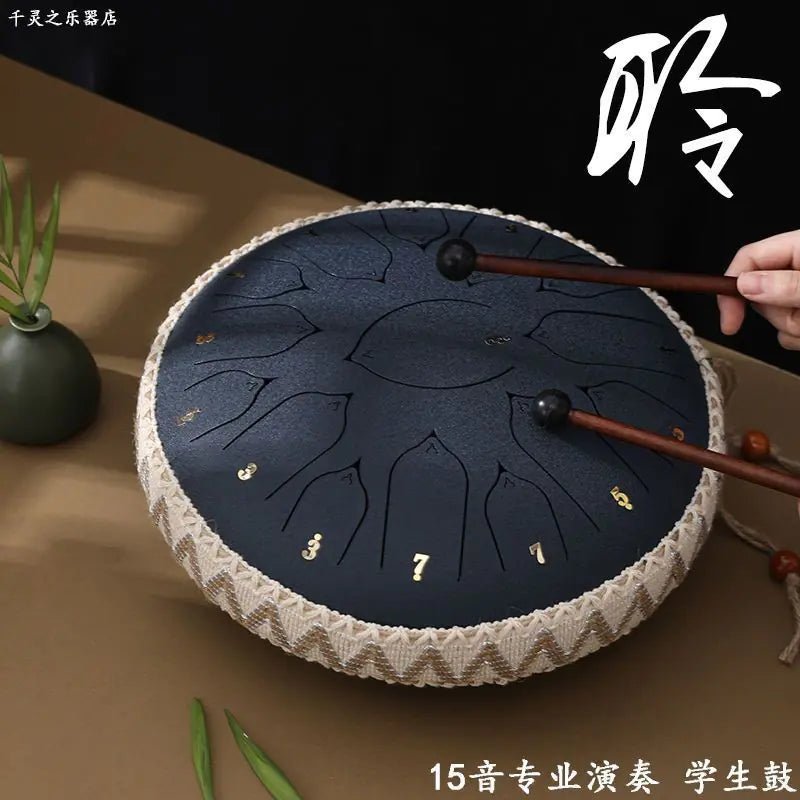 15 - Tone Steel Tongue Drum for Beginners and Students - Supreme Trendz