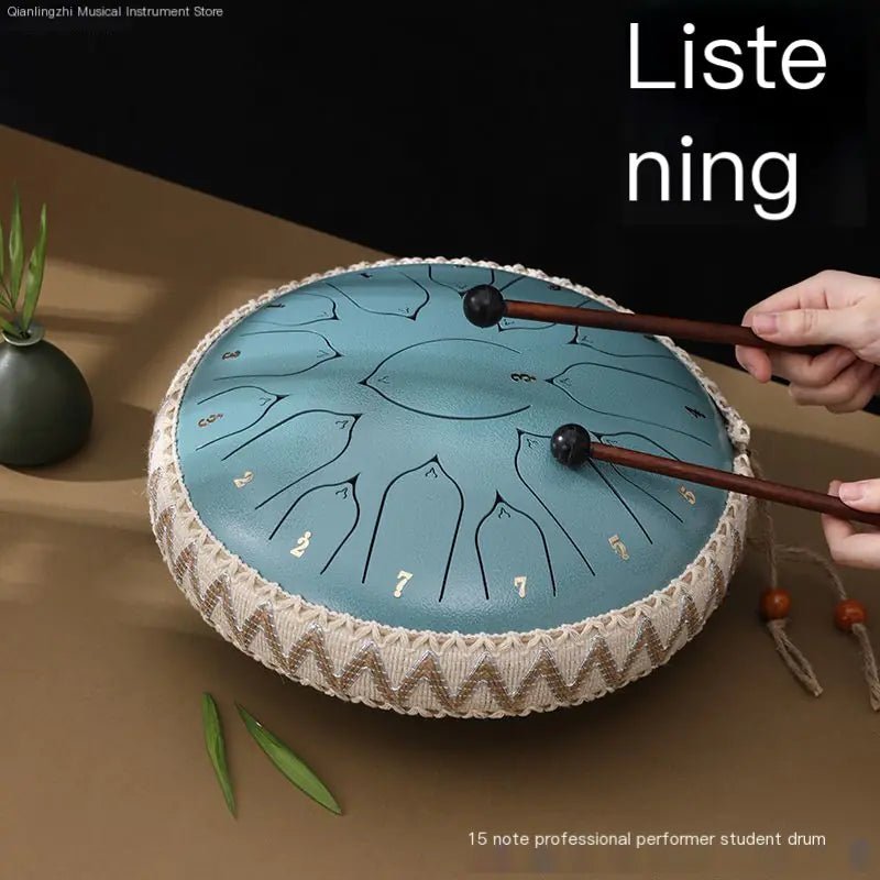15 - Tone Steel Tongue Drum for Beginners and Students - Supreme Trendz