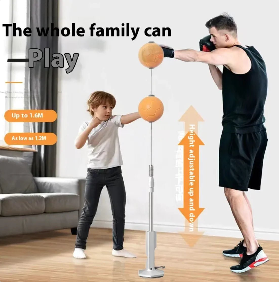 Vertical Boxing Reaction Ball - Supreme Trendz