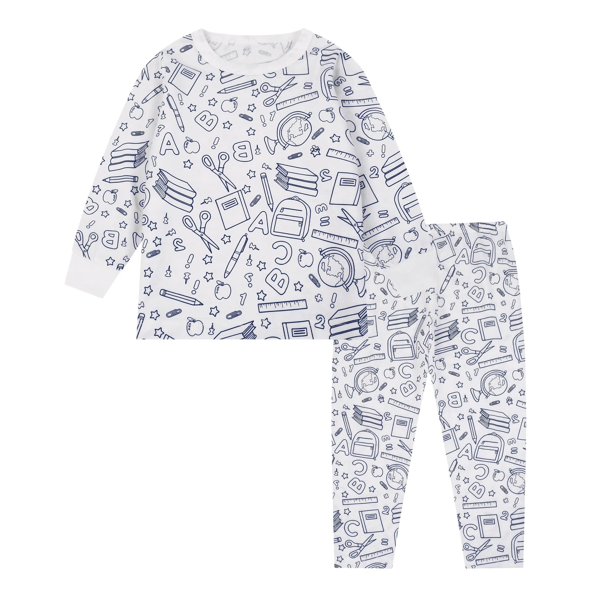 DoodleDreams™ Pajama Set - Supreme Trendz