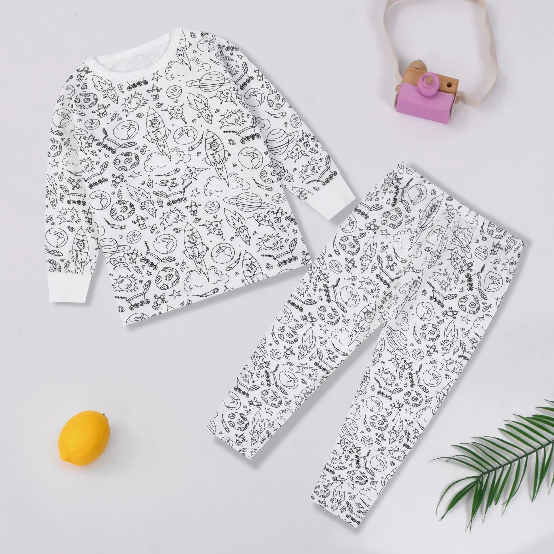 DoodleDreams™ Pajama Set - Supreme Trendz