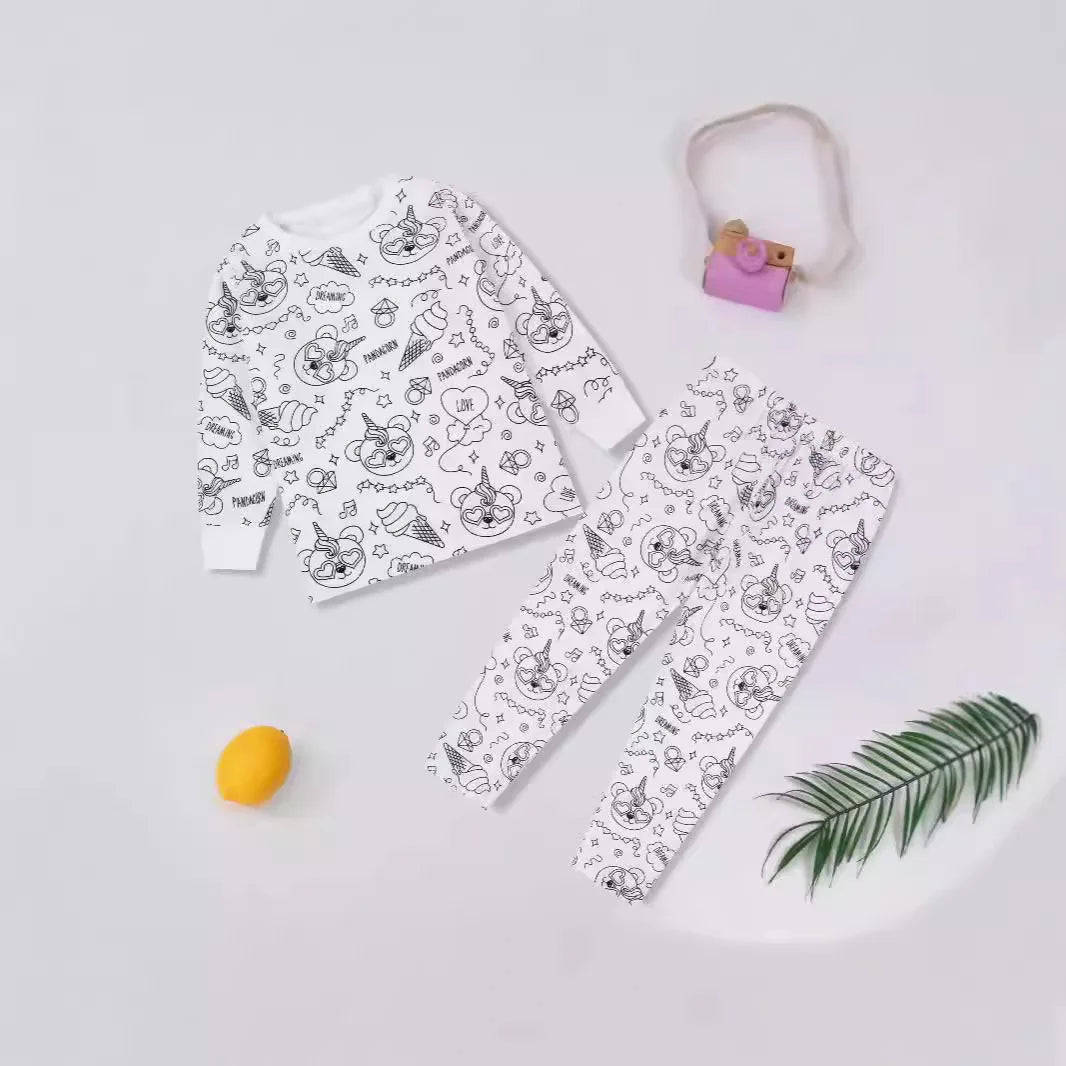 DoodleDreams™ Pajama Set - Supreme Trendz